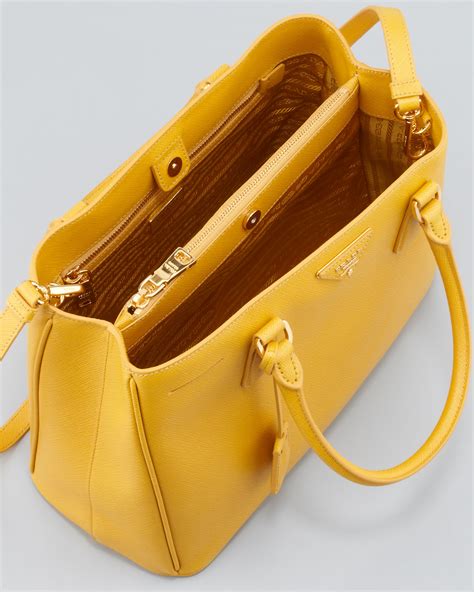 prada tote bag yellow|prada tote bags clearance.